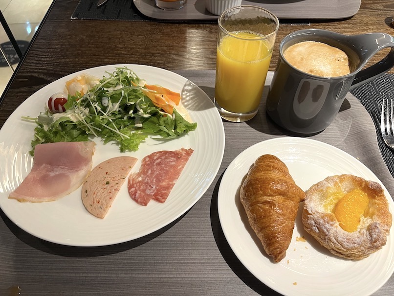 ヒルトン大阪の朝食：実食（洋食プレート）