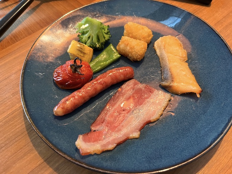 ハイアットセントリック銀座東京の朝食：実食（メイン）
