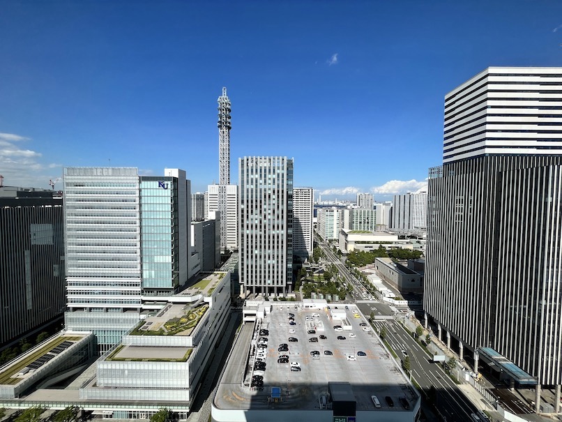 ウェスティンホテル横浜のクラブラウンジ：眺望