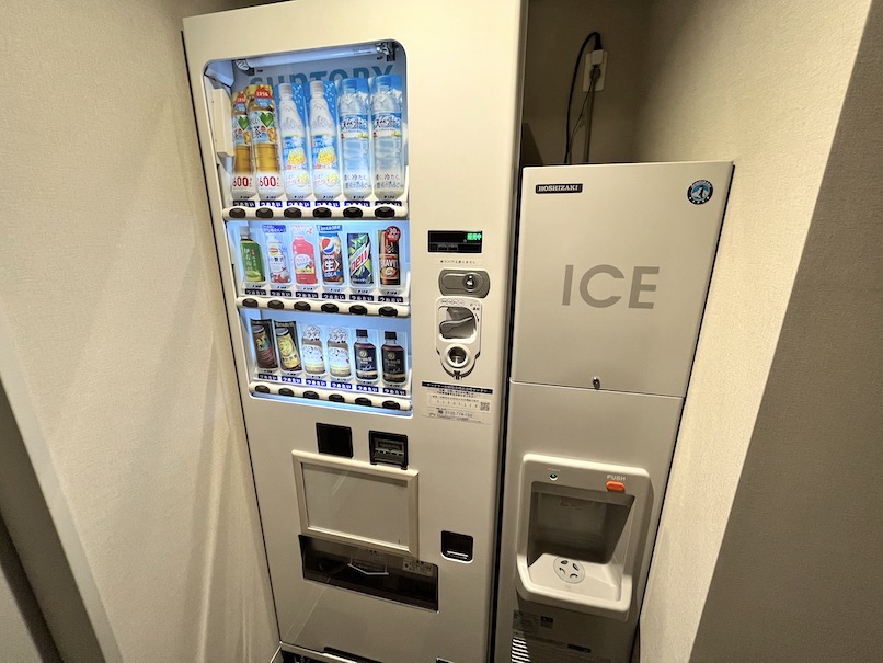 ハイアットリージェンシー東京ベイの自動販売機と製氷機