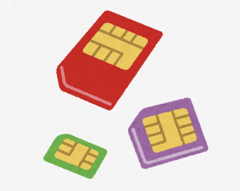 SIMカードのイメージ