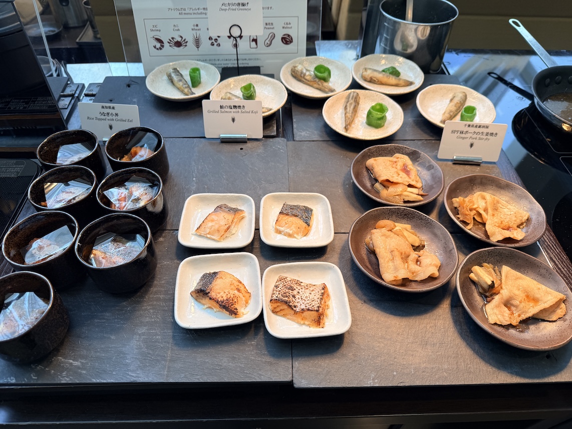 東京ステーションホテル「アトリウム」:朝食ビュッフェ(和食のメイン)