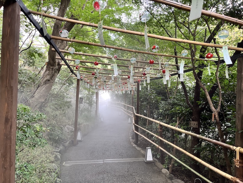 ホテル椿山荘東京の庭園：雲海