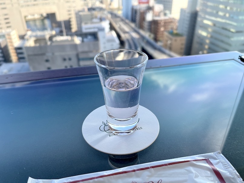 ロイヤルパークホテル（東京・日本橋）のチェックイン：エグゼクティブラウンジのウェルカムドリンク