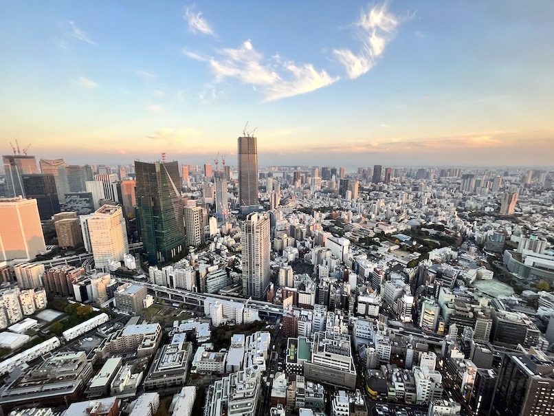 ザ・リッツ・カールトン東京「ラグジュアリー・スイート」の客室：眺望