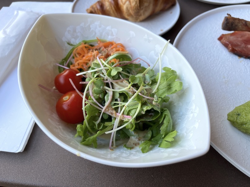 ROKU  KYOTO（ロク京都）の朝食：実食（洋食のサラダ）