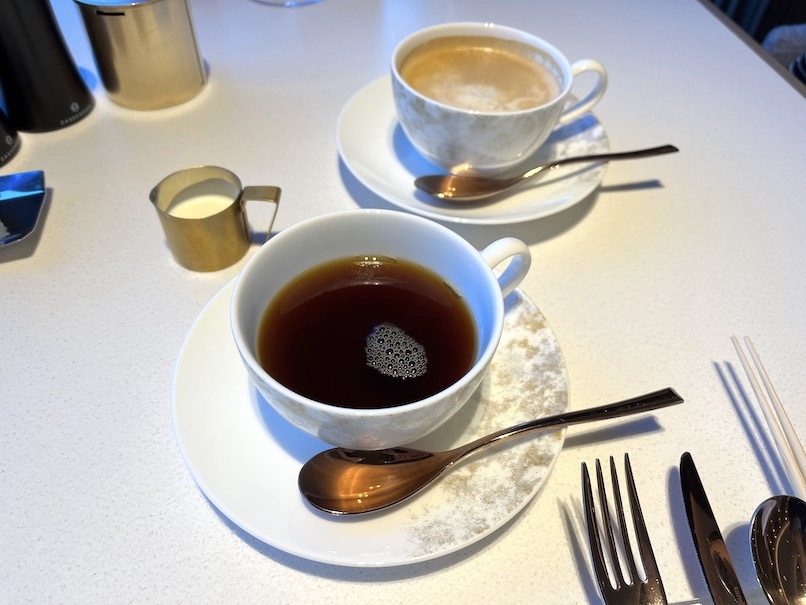 岡崎別邸の朝食：アメリカン・ブレックファストの提供内容（コーヒー）