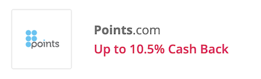 Topcashback「Points.com」