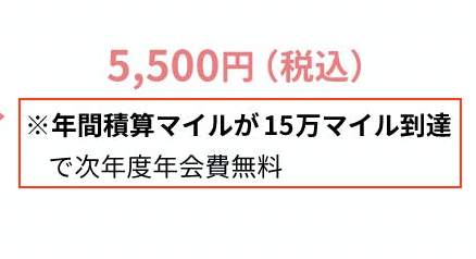 セゾンマイルクラブ（SAISON MILE CLUB）の年会費無料特例（セゾンプラチナアメックス）