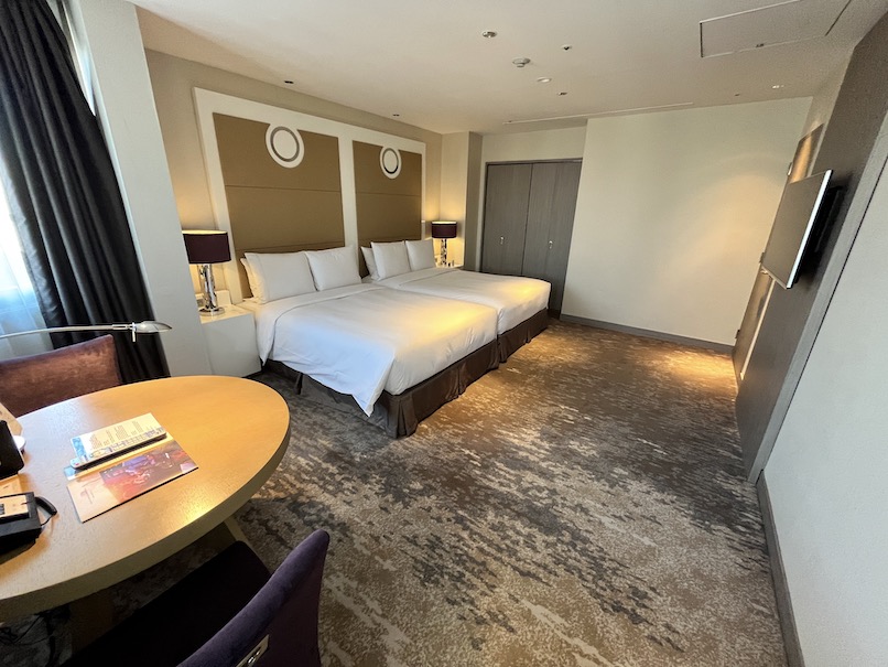 東京マリオットホテルの客室：ベッドルーム（全景1）