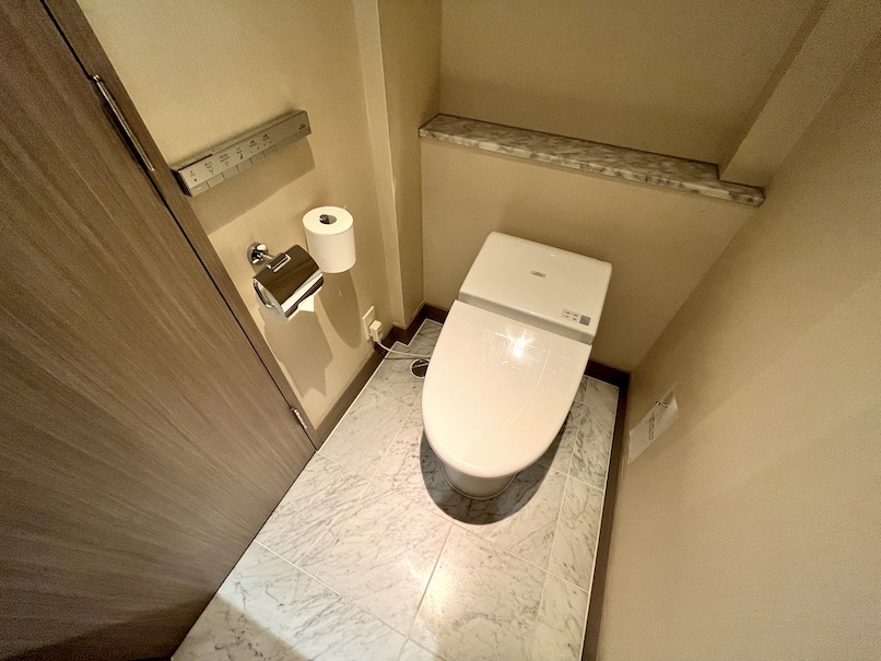 東京マリオットホテルの客室：トイレ（内観）