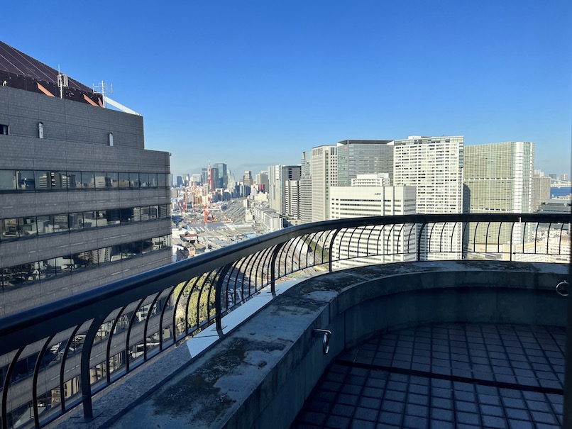 東京マリオットホテルの客室：眺望（タワー側1）