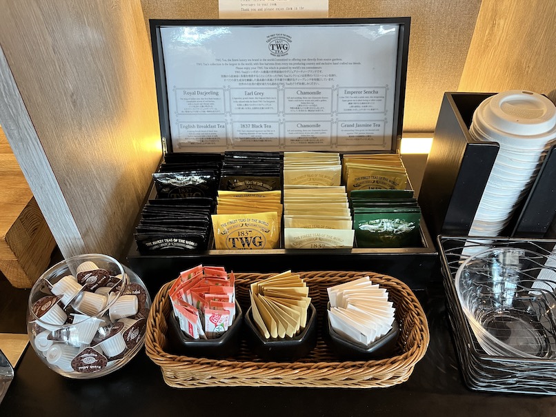 東京マリオットホテルのクラブラウンジ：ティータイム（TWG紅茶）