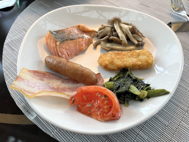 東京マリオットホテルの朝食ビュッフェ：フードの品揃え（ホットミール）