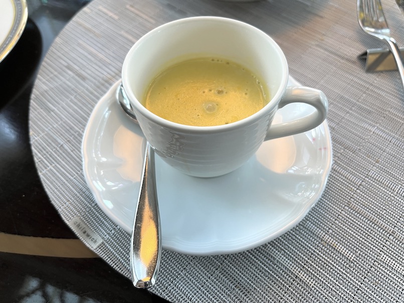 東京マリオットホテルの朝食ビュッフェ：フードの品揃え（スープ）