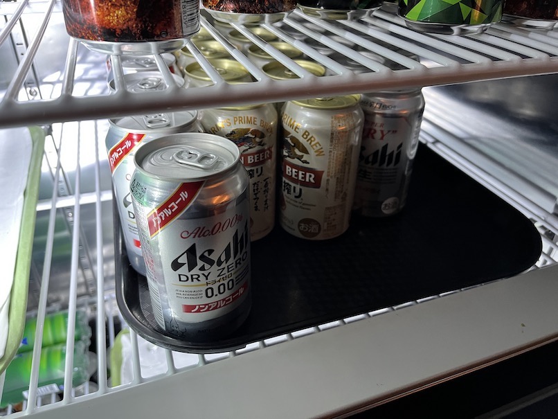 シェラトン都ホテル東京のクラブラウンジ：カクテルタイム（ビール）