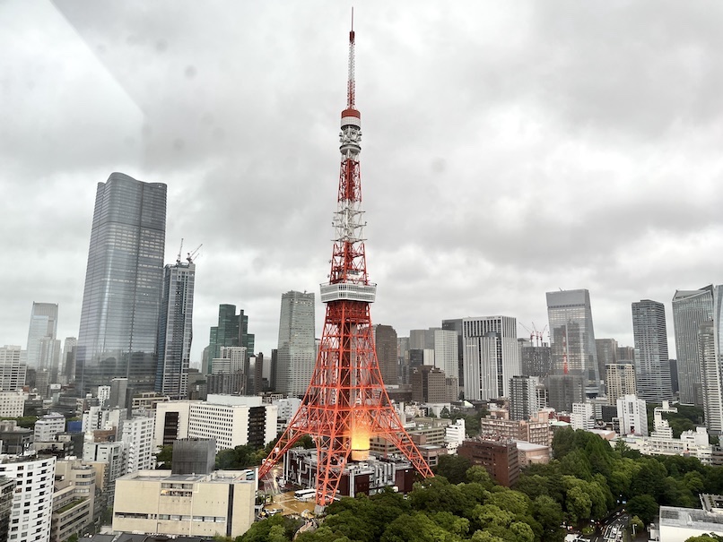 クラブコーナールーム：客室からの眺望（東京タワービュー）