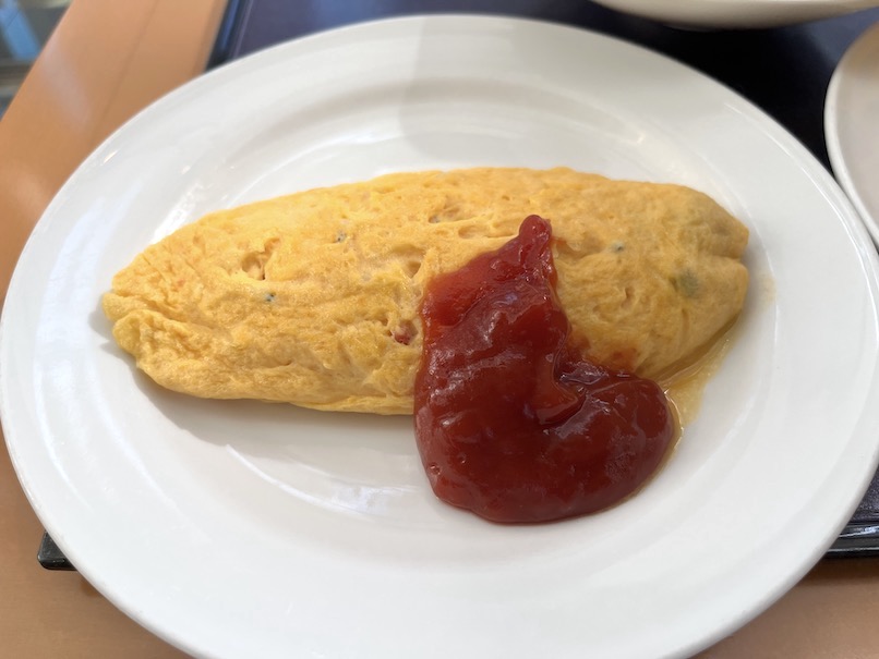 横浜ベイホテル東急の朝食：実食（オムレツ）