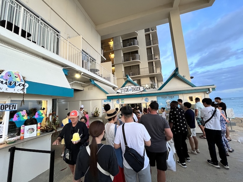 ステーキシャックのお店の外観