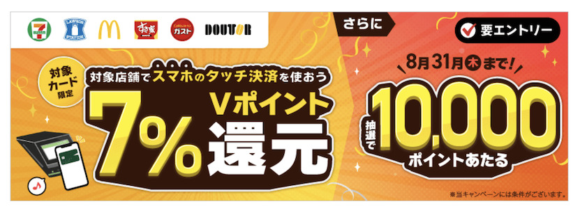 三井住友カード「スマホのタッチ決済を使おう！キャンペーン」