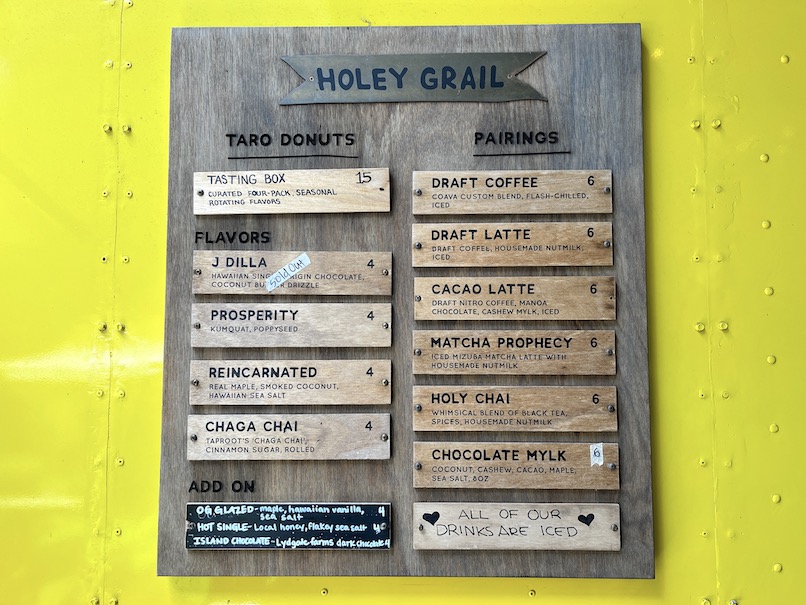 ホーリーグレイル（Holey Grail）ワイキキ店のメニューと価格