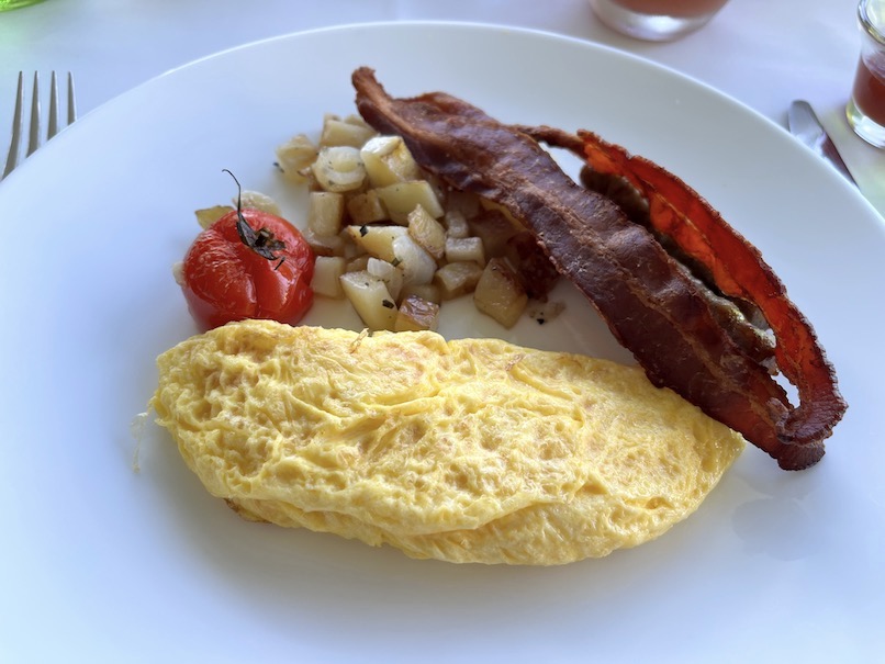 ハレクラニ（ハワイ）の朝食：レストランの朝食（アメリカンファスト2）