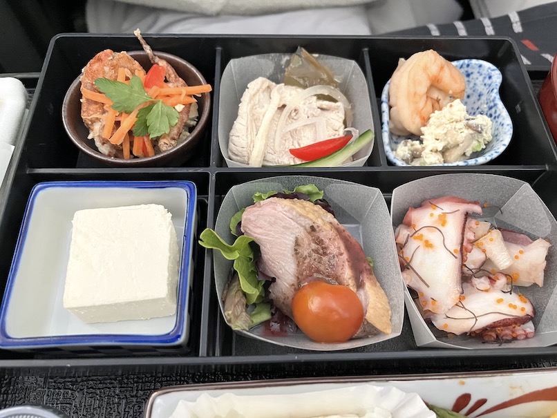 JALハワイビジネスクラス：機内食（和食3）