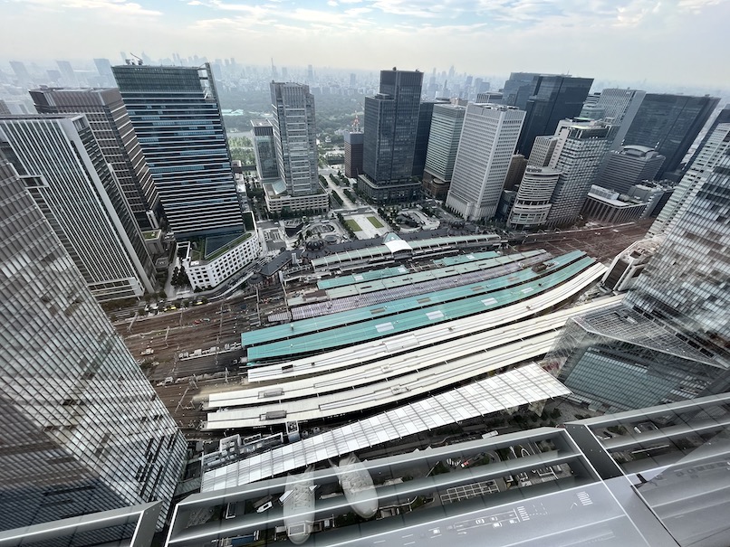 東京ミッドタウン八重洲のテラスエリア：眺望