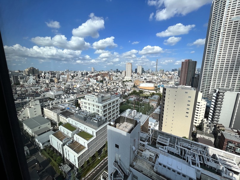 温泉旅館 由縁 新宿の露天風呂（温泉大浴場）：ラウンジ（眺望）