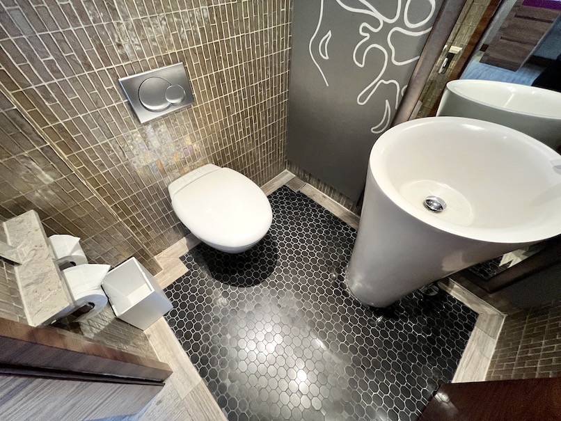 Wシンガポールの客室：トイレ（内観）