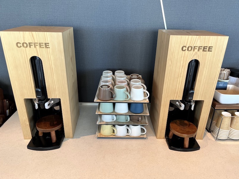 OMO関西空港の朝食：ドリンクテーブル（コーヒー）