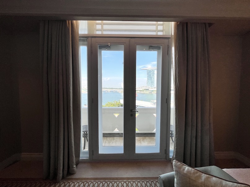 フラトンホテル（シンガポール）の客室：眺望（窓）