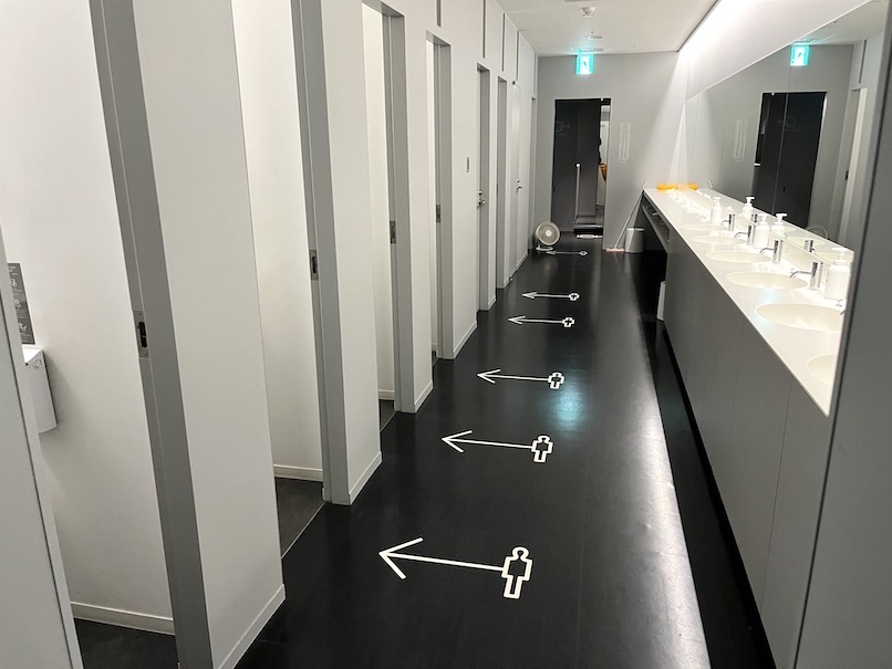 ナインアワーズ成田空港のトイレ