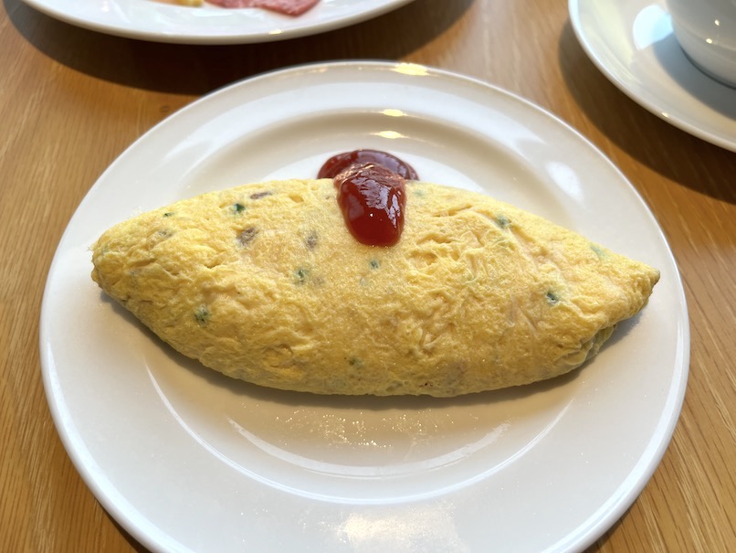 フォーポイントバイシェラトン名古屋の朝食：実食（オムレツ）