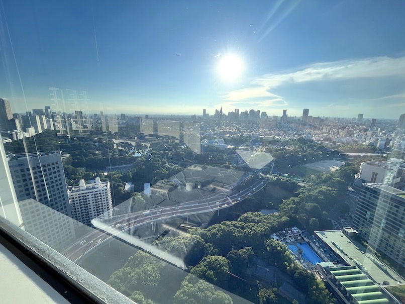 ニューオータニ東京「タワーレストラン」の眺望