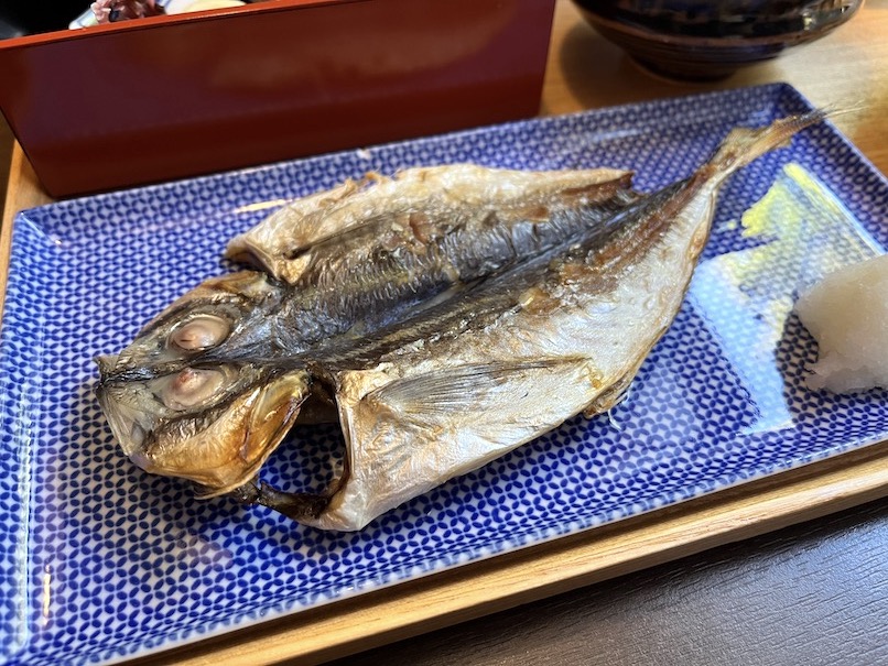 ふふ熱海の朝食：和食（焼き魚）