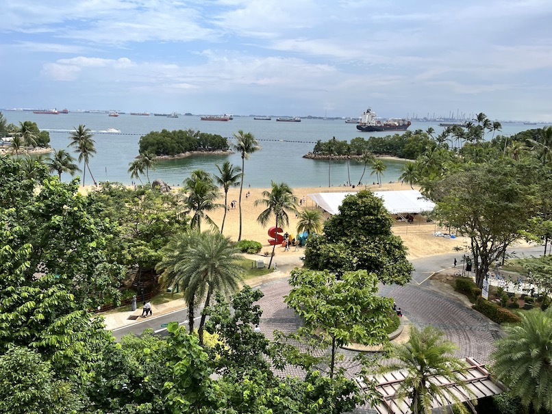 シンガポールケーブルカー「セントーサライン」の眺望（3）