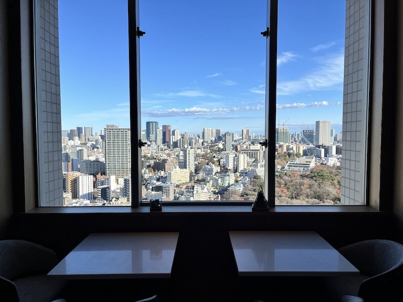 ウェスティンホテル東京のクラブラウンジ：眺望（1）