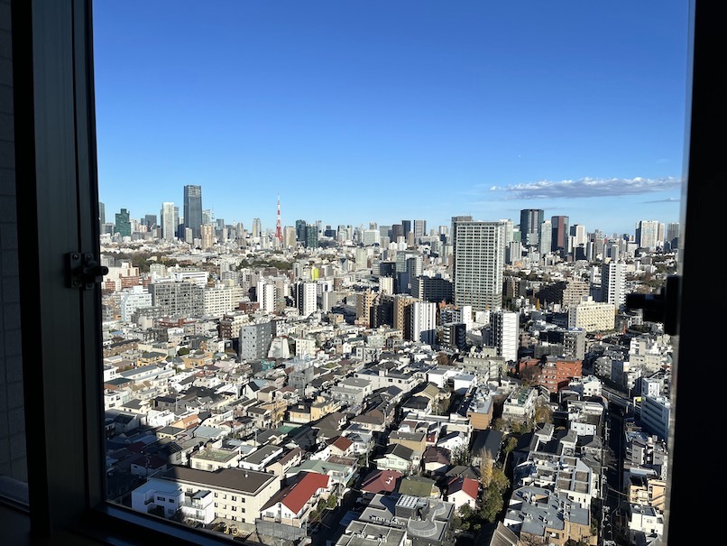 ウェスティンホテル東京のクラブラウンジ：眺望（2）