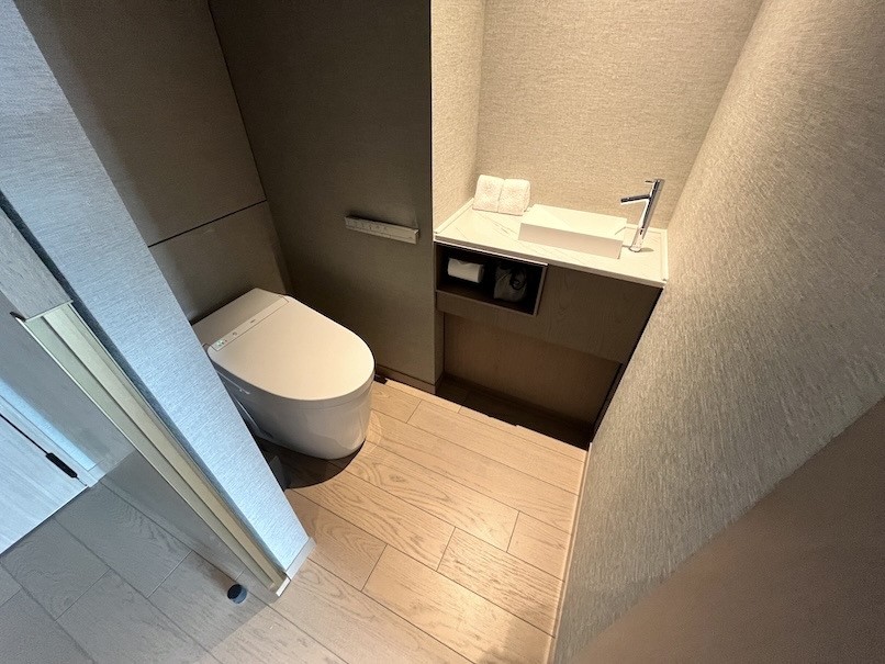 長崎マリオットホテルの客室：トイレ