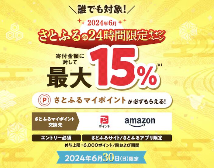 さとふる「24時間限定キャンペーン（2024年6月）」：概要