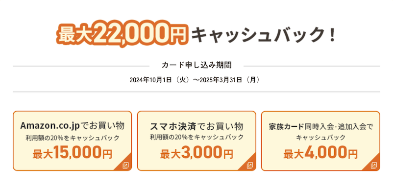 「JCBカードS」の誕生記念キャンペーン