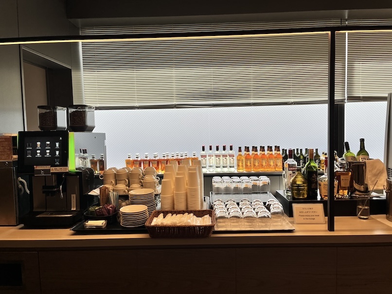 羽田空港第3ターミナル「SKY LOUNGE SOUTH」のドリンク