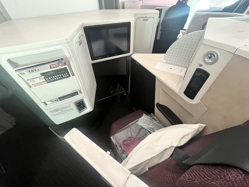 JALビジネスクラス「シート」