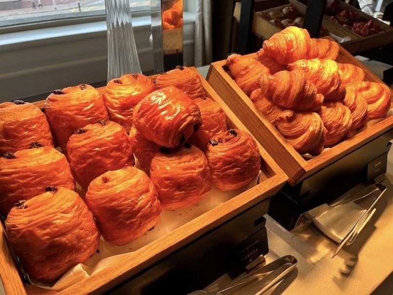 ペニンシュラ香港の朝食：ビュッフェ（クロワッサン）