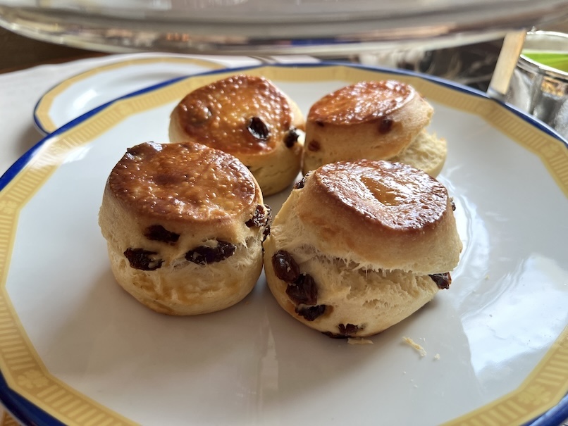 ペニンシュラ香港のアフタヌーンティー：スコーン