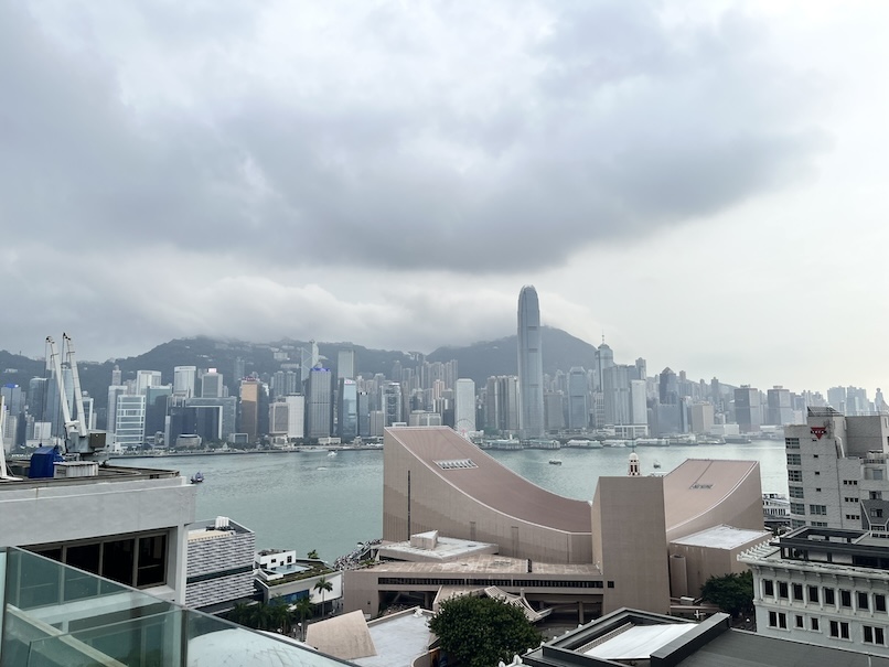 シェラトン香港のプール：眺望
