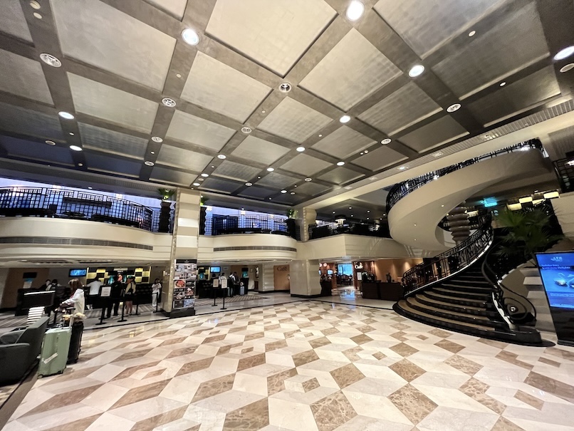 シェラトン香港のロビー：全景