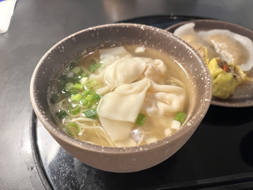 香港キャセイラウンジ「The Pier」：ヌードルバー（雲呑麺）