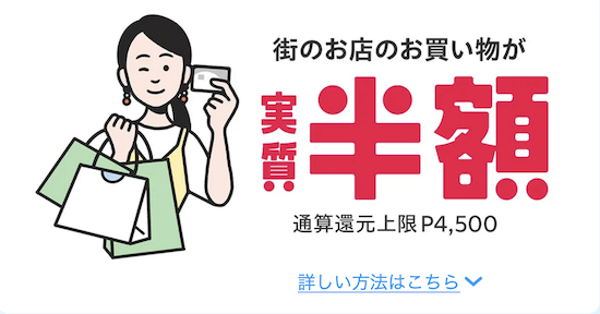 メルカードの入会キャンペーン（公式サイト）：内訳1